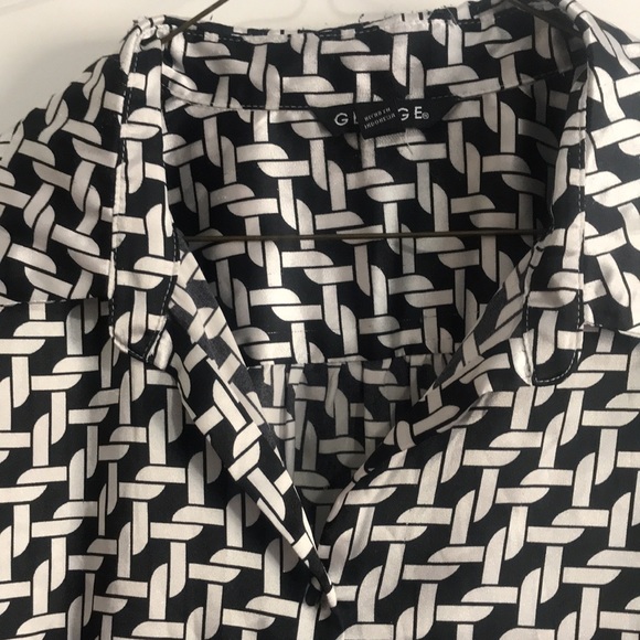 George size 16-18 button down covered buttons silky feel top - Picture 2 of 3